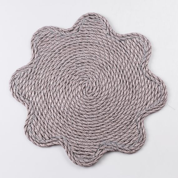 Серветка сервірувальна на стіл Ø38 (см) під тарілки і столові прибори Сірий HP-35-1G