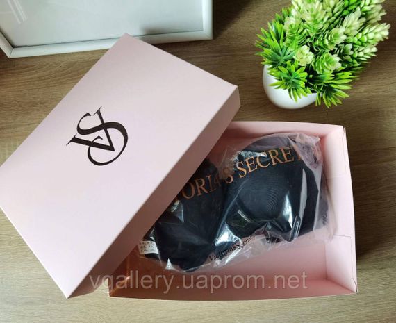 Жіноча спідня білизна комплектована Victoria's Secret, трусики + топ у подарунковому пакованні 75В