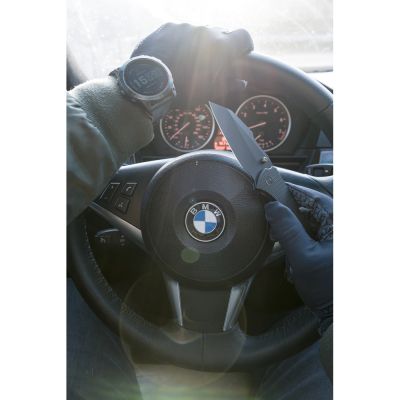 Нож Weknife High-Fin XL, Darkwash, чорний титан (WE24010-1) | Зображення 1