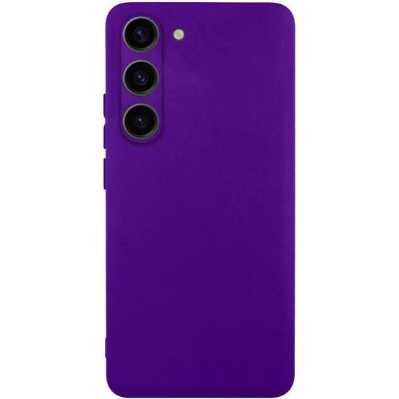 Чохол TPU GETMAN Liquid Silk Full Camera для Samsung Galaxy S23 Фіолетовий / Ultra Violet