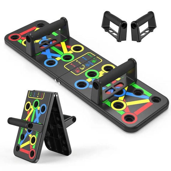 Тренажер для віджимання упори дошка Foldable Push Up, Платформа для тренування м'язів QD-79