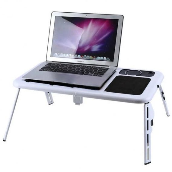 Подставка для ноутбука E-Table LD09 • Многофункциональный складной столик с кулером