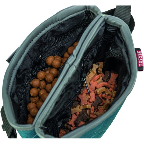 Сумка Trixie Twin для ласощів 15х18х2,5 см синьо-зелена | Зображення 7