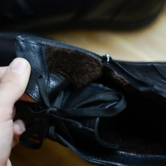 Ботинки зимние черные Berg 48 размер | Зображення 3