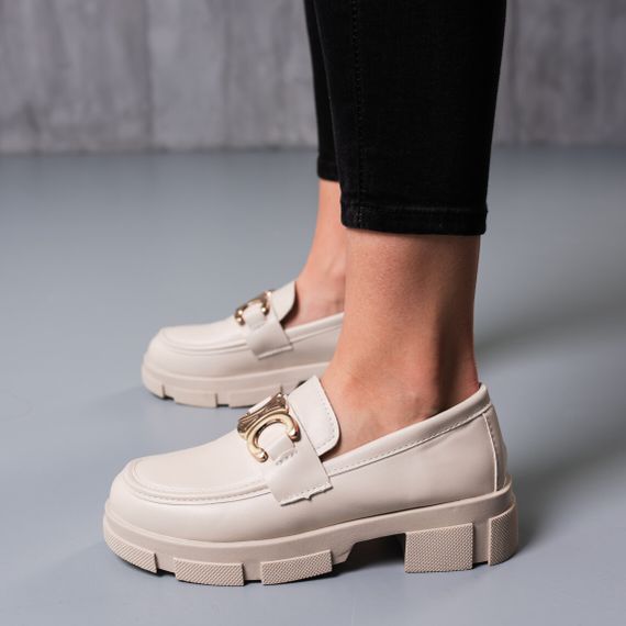 Броги женские Fashion Cann 3754 39 размер 25 см Бежевый | Зображення 2