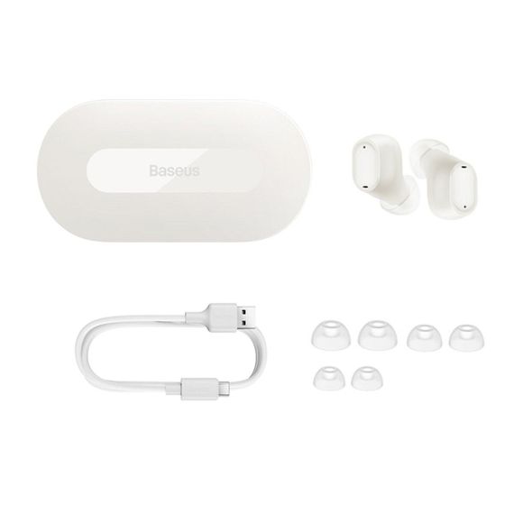Беспроводные наушники Baseus Bowie EZ10 True Wireless Earphones White | Зображення 4