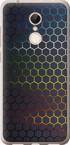 Чехол на Xiaomi Redmi 5 Переливающиеся соты "498u-1350-17620"
