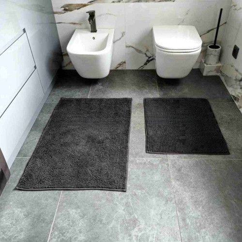 Килимок для ванних кімнат TM DARIANA Standard Plus  60*90 темно-сірий | Зображення 2