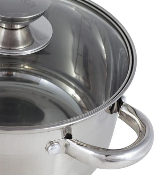 Каструля Ofenbach Casserole з нержавіючої сталі 2400мл зі скляною кришкою | Зображення 1