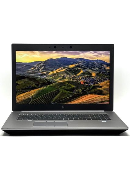 Мобільна робоча станція HP ZBook 17 G6 / 17.3" (1920x1080) IPS / Intel Core i7-9850H (6 (12) ядер по 2.6 - 4.6 GHz) / 16 GB DDR4 / 1000 GB SSD / nVidia Quadro RTX 4000, 8 GB GDDR6, 256-bit / WebCam / Win 10 Pro б/в | Зображення 1