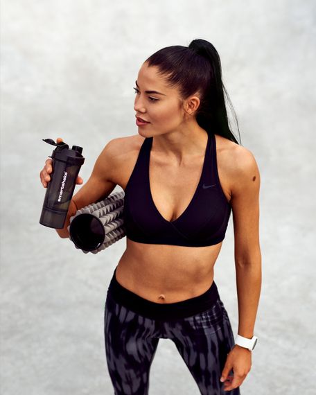 Шейкер спортивний SmartShake Slim 500ml Black | Зображення 4