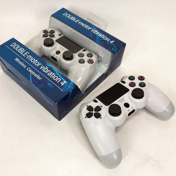 Джойстик DOUBLESHOCK для PS 4, бездротовий ігровий геймпад PS4/PC акумуляторний джойстик. Колір білий FA-50 | Зображення 5