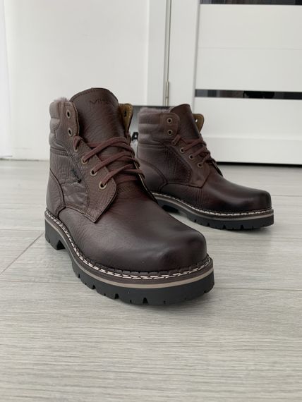 Польські коричневі черевики 40 41 42 43 44 45 розмір