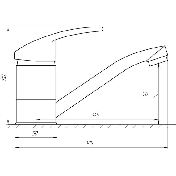 Змішувач для раковини Globus Lux Caprice GLCA-0203М | Зображення 3