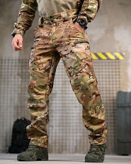 Тактичні штани софтшел DRAFT висока талія мультикам ВТ76567 | Зображення 2