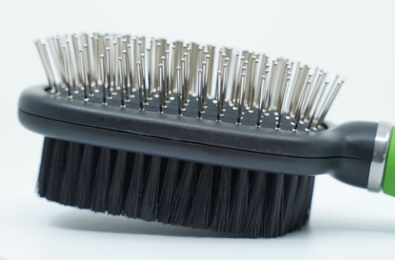 Двостороння щітка-гребінець для собак та котів Mr.Fluffy Pet double-side brush, large | Зображення 2