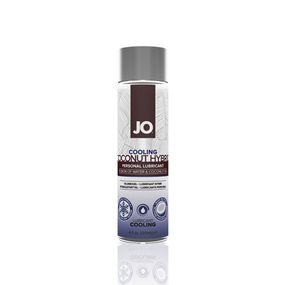 Охолоджувальна змазка-крем з кокосовою олією JO Coconut Hybrid COOLING (120 мл) біла