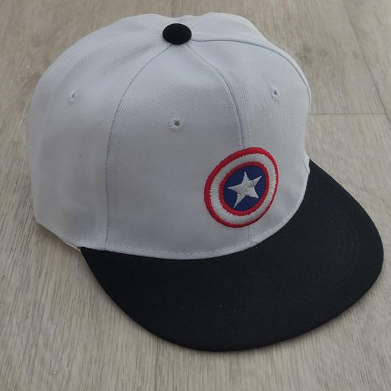 Кепка дитяча снепбек (Snapback) Капітан Америка Чорний 50-54р (2221) | Зображення 4