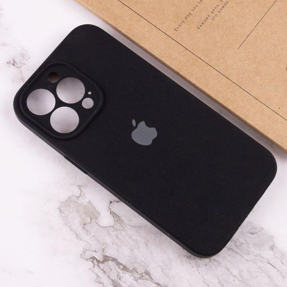 Чохол Silicone Case Full Camera Protective (AA) для Apple iPhone 14 Pro (6.1") Чорний / Black | Зображення 2
