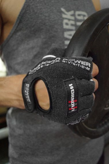 Рукавички для фітнесу Power System PS-2200 Workout Black S | Зображення 7