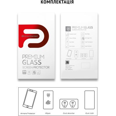 Стекло защитное Armorstandart Icon 3D iPhone 14 Pro Black 2 шт. (ARM65336) | Зображення 4