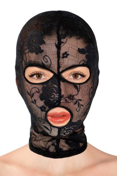 Фетишна мереживна маска Fetish Tentation Cagoule | Зображення 1