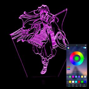 Акриловий світильник-нічник керування з телефона Шева-кун tty-n000953