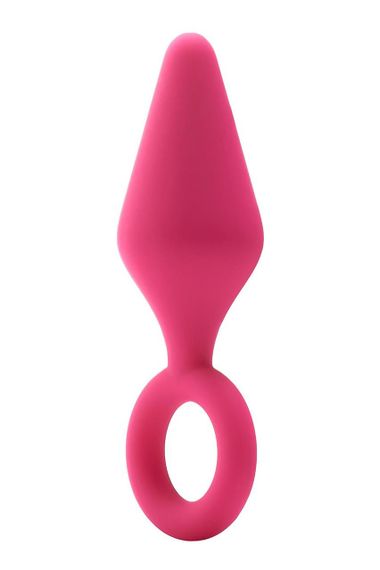 Анальная пробка Dream Toys FLIRTS PULL PLUG SMALL PINK sexstyle | Зображення 1