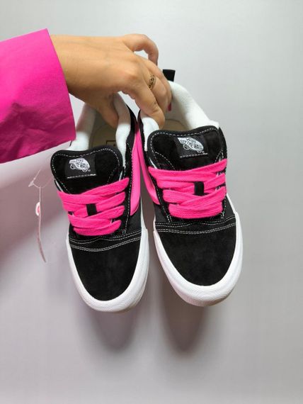 Кроссовки Vans Knu Skool Black Pink весна/лето/осень R174 37 23.5 см | Зображення 7