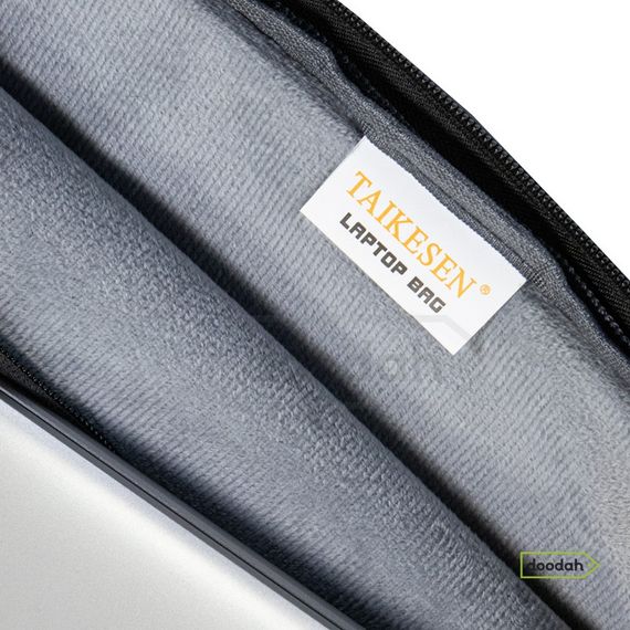 Чохол / сумка для ноутбука Taikesen 15.6" - 16" (DARK GREY) + сумка для аксесуарів | Зображення 3