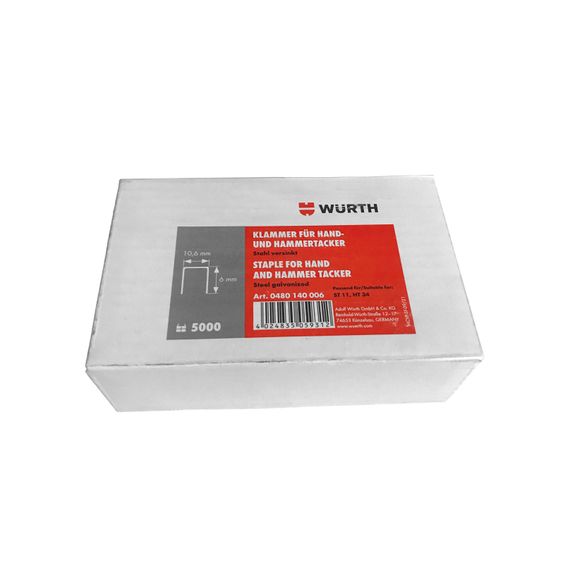 Скоби для ручного та пневматичного степлера, 6 mm | Зображення 1