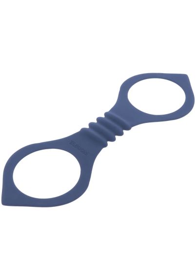 Силиконовые манжеты на лодыжки Taboom Silicone Supreme, синий sexstyle | Зображення 2