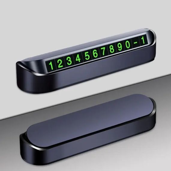 Автовизитка с телефоном (Паркововочная карта) Temporary Parking Card