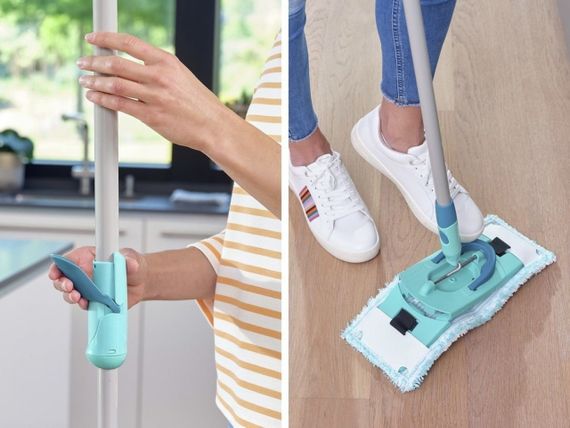 Швабра с ведром круглая На колесах XPRO Mop bucket + mop set червона (43663-_804) | Зображення 6