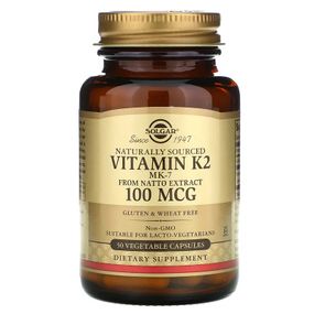 Витамин K Solgar Vitamin K2 100 mcg 50 Veg Caps