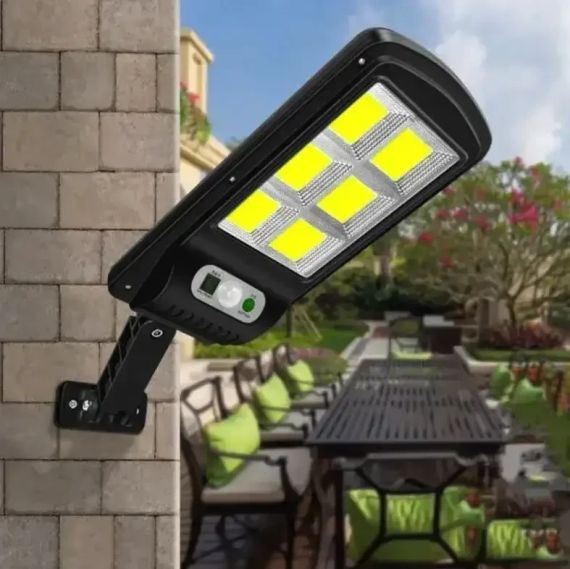 ОЧЕНКА! Вуличний ліхтар на стовп із пультом на сонячних батареях Solar Light 6COB (Плохе паковання 3079) | Зображення 8