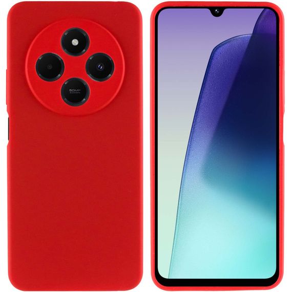 Чохол Silicone Cover Lakshmi Full Camera (AA) для Xiaomi Redmi 14C / Poco C75 Червоний / Red | Зображення 1