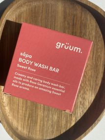 Gruum såpa body bar – sweet rose мило для тіла