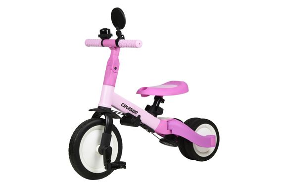 Біговел Tri-cycle 5in1 Cruiser Versa pink трансформер з дашком | Зображення 2