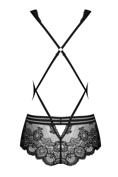 Боди Obsessive 853-TED Черный L/XL | Зображення 3