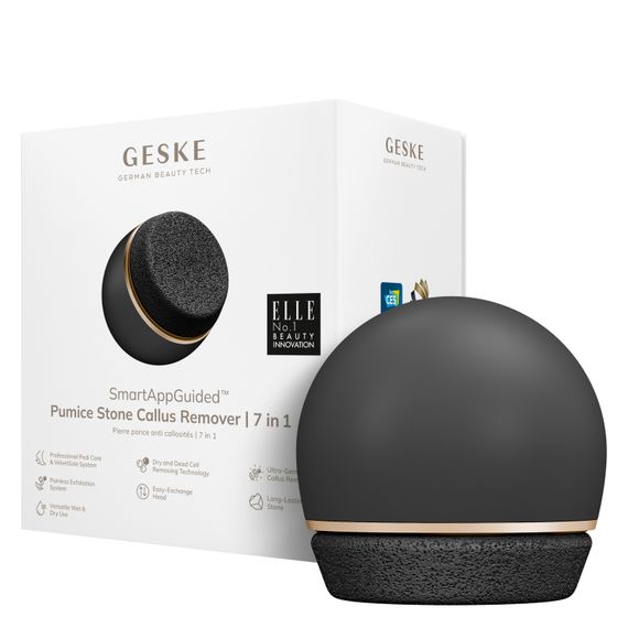 Набор для ухода за стопами GESKE Pumice Stone Callus Remover 7в1 starlight, Серый