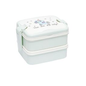 Контейнер для еды двойной "The one and only" 6301(Turquoise)