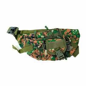 Сумка на військовий пояс 37*18*18 Піксель (темно-зелений)