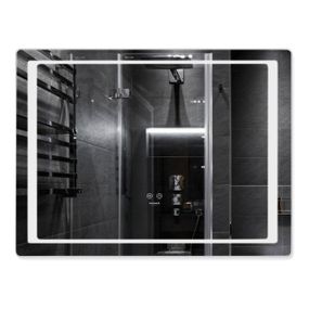 Дзеркало Kroner KRP Spiegel HR2 - 10070 з LED-підсвічуванням та антизапотіванням