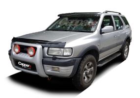 Козырек на лобовое стекло (черный глянец, 5мм) для Opel Frontera 1991-1998