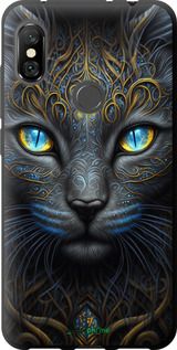 Чохол на Xiaomi Redmi Note 6 Pro Кішка "5548b-1551-2448"