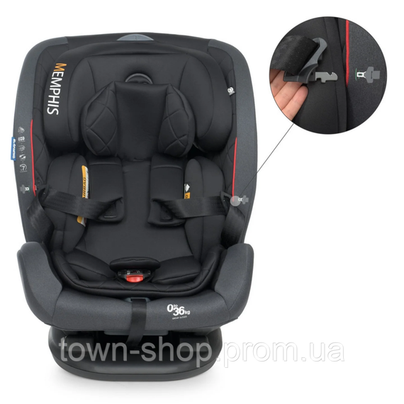 Автокресло ME 1093 MEMPHIS Shadow Black | Зображення 2