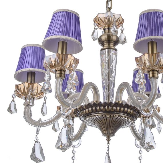 Люстра подвесная хрустальная E14 60W WH (BCL-357S/6) | Зображення 2