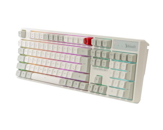 Клавіатура ігрова B230N Bloody, USB, колір білий | Зображення 2