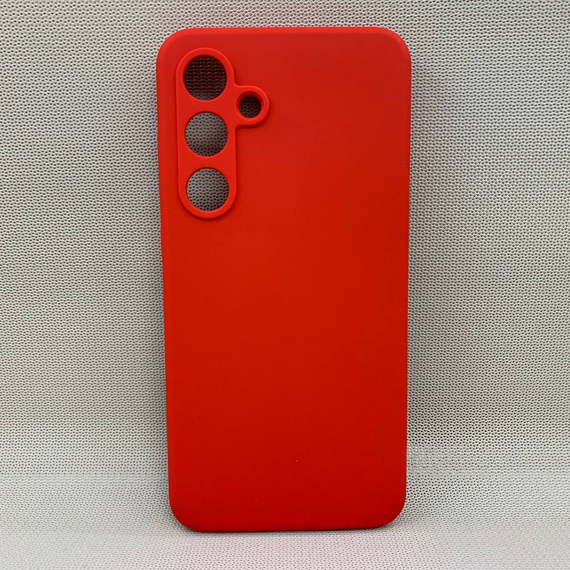 Samsung Galaxy S24 FE | Протиударний чохол | Soft Touch | Червоний | Зображення 3